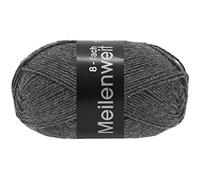 LANA GROSSA Meilenweit 8-fach 150 | 8-faches Sockengarn, waschmaschinenfest | Handstrickgarn 80% Schurwolle & 20% Polyamid | 150g Wolle zum Stricken & Häkeln | 315m Garn FB9557