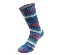 LANA GROSSA Meilenweit Arte | Sockenklassiker, bedruckt und waschmaschinenfest | Handstrickgarn aus 80% Schurwolle & 20% Polyamid | 100g Wolle zum Stricken & Häkeln | 420m Garn FB 6816