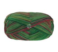 LANA GROSSA Meilenweit Caprese | Sockenklassiker, bedruckt und waschmaschinenfest | Handstrickgarn aus 80% Schurwolle & 20% Polyamid | 100g Wolle zum Stricken & Häkeln | 420m Garn FB 7037