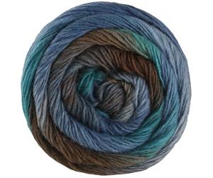 LANA GROSSA Meilenweit Color Mix | Merino-Dochtgarn mit Farbverlauf für Socken, waschfest | Handstrickgarn aus 75% Schurwolle & 25% Polyamid | 100g Wolle zum Stricken & Häkeln | 400m Garn FB 8017