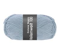 LANA GROSSA Meilenweit Cotone Vegano| Die Alternative ohne tierische Fasern | Handstrickgarn aus 76% Baumwolle, 14% Polyamid & 10% Polyester | 100g Wolle zum Stricken & Häkeln | 420m Garn FB24
