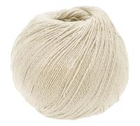 LANA GROSSA Meilenweit Cotton Bamboo | 4-fädiger Bambus Klassiker, waschmaschinenfest | Handstrickgarn aus 40% Baumwolle, 25% Schurwolle, Viskose | 100g Wolle zum Stricken & Häkeln | 420m Garn FB11