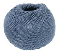 LANA GROSSA Meilenweit Cotton Bamboo | 4-fädiger Bambus Klassiker, waschmaschinenfest | Handstrickgarn aus 40% Baumwolle, 25% Schurwolle, Viskose | 100g Wolle zum Stricken & Häkeln | 420m Garn FB34