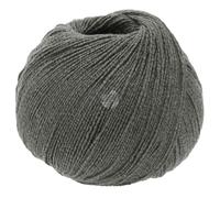 LANA GROSSA Meilenweit Cotton Bamboo | 4-fädiger Bambus Klassiker, waschmaschinenfest | Handstrickgarn aus 40% Baumwolle, 25% Schurwolle, Viskose | 100g Wolle zum Stricken & Häkeln | 420m Garn FB15