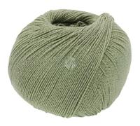 LANA GROSSA Meilenweit Cotton Bamboo | 4-fädiger Bambus Klassiker, waschmaschinenfest | Handstrickgarn aus 40% Baumwolle, 25% Schurwolle, Viskose | 100g Wolle zum Stricken & Häkeln | 420m Garn FB25