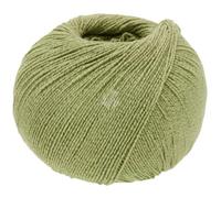 LANA GROSSA Meilenweit Cotton Bamboo | 4-fädiger Bambus Klassiker, waschmaschinenfest | Handstrickgarn aus 40% Baumwolle, 25% Schurwolle, Viskose | 100g Wolle zum Stricken & Häkeln | 420m Garn FB39
