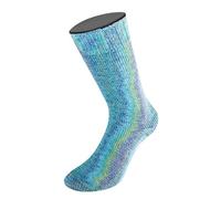 LANA GROSSA Meilenweit Cotton Bamboo Pepita | 4-fädiger Bambus-Sockenklassiker | Handstrickgarn aus 40% Baumwolle, 25% Schurwolle | 100g Wolle zum Stricken & Häkeln | 420m Garn FB 2504