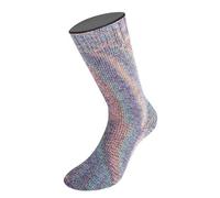 LANA GROSSA Meilenweit Cotton Bamboo Pepita | 4-fädiger Bambus-Sockenklassiker | Handstrickgarn aus 40% Baumwolle, 25% Schurwolle | 100g Wolle zum Stricken & Häkeln | 420m Garn FB 2508