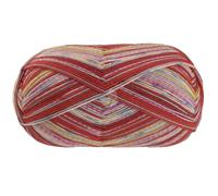 LANA GROSSA Meilenweit Piccata | Sockenklassiker, bedruckt und waschmaschinenfest | Handstrickgarn aus 75% Schurwolle & 25% Polyamid | 100g Wolle zum Stricken & Häkeln | 420m Garn FB 4808