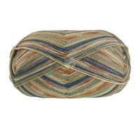 LANA GROSSA Meilenweit Piccata | Sockenklassiker, bedruckt und waschmaschinenfest | Handstrickgarn aus 75% Schurwolle & 25% Polyamid | 100g Wolle zum Stricken & Häkeln | 420m Garn FB 4803