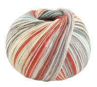 LANA GROSSA Meilenweit Seta Asia | Hochwertiges Sockengarn mit Seide | Handstrickgarn aus 55% Schurwolle (Merino), 25% Polyamid & 20% Seidenanteil | 100g Wolle zum Stricken & Häkeln, 420m Garn FB 3172