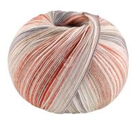 LANA GROSSA Meilenweit Seta | Hochwertiges Sockengarn mit Seidenanteil, waschmaschinenfest | Handstrickgarn 55% Schurwolle (Merino), Polyamid, & Seide | 100g Wolle zum Stricken & Häkeln | 400m Garn