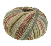 LANA GROSSA Meilenweit Seta Giappone | Sockengarn mit Seide, waschmaschinenfest | Handstrickgarn aus 55% Schurwolle (Merino), 25% Polyamid & 20% Seide | 100g, Stricken & Häkeln, 420m Garn FB 3383