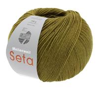 LANA GROSSA Meilenweit Seta Lampone | Hochwertiges Sockengarn mit Seidenanteil, waschmaschinenfest | Handstrickgarn 55% Schurwolle (Merino), Polyamid, & Seide | 100g 400m Wolle zum Stricken & Häkeln