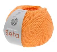 LANA GROSSA Meilenweit Seta | Sockengarn mit Seidenanteil, waschmaschinenfest | Handstrickgarn 55% Schurwolle (Merino), Polyamid, & Seide | 100g Wolle zum Stricken & Häkeln | 400m Garn FB19