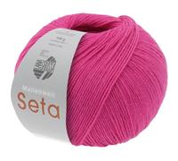 LANA GROSSA Meilenweit Seta | Sockengarn mit Seidenanteil, waschmaschinenfest | Handstrickgarn 55% Schurwolle (Merino), Polyamid, & Seide | 100g Wolle zum Stricken & Häkeln | 400m Garn FB37