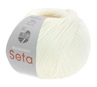 LANA GROSSA Meilenweit Seta | Sockengarn mit Seidenanteil, waschmaschinenfest | Handstrickgarn 55% Schurwolle (Merino), Polyamid, & Seide | 100g Wolle zum Stricken & Häkeln | 400m Garn FB24