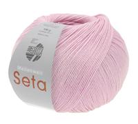 LANA GROSSA Meilenweit Seta | Sockengarn mit Seidenanteil, waschmaschinenfest | Handstrickgarn 55% Schurwolle (Merino), Polyamid, & Seide | 100g Wolle zum Stricken & Häkeln | 400m Garn FB3