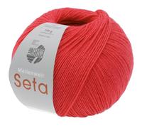 LANA GROSSA Meilenweit Seta | Sockengarn mit Seidenanteil, waschmaschinenfest | Handstrickgarn 55% Schurwolle (Merino), Polyamid, & Seide | 100g Wolle zum Stricken & Häkeln | 400m Garn FB38