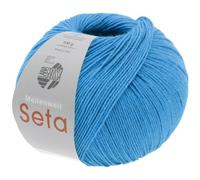 Lana Grossa Sockengarn Meilenweit 100 Seta 31 – 55% Schurwolle, Seide – waschmaschinenfest, blau