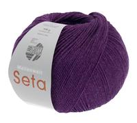 LANA GROSSA Meilenweit Seta | Sockengarn mit Seidenanteil, waschmaschinenfest | Handstrickgarn 55% Schurwolle (Merino), Polyamid, & Seide | 100g Wolle zum Stricken & Häkeln | 400m Garn FB43