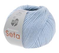 LANA GROSSA Meilenweit Seta | Sockengarn mit Seidenanteil, waschmaschinenfest | Handstrickgarn 55% Schurwolle (Merino), Polyamid, & Seide | 100g Wolle zum Stricken & Häkeln | 400m Garn FB22