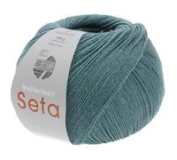 LANA GROSSA Meilenweit Seta | Sockengarn mit Seidenanteil, waschmaschinenfest | Handstrickgarn 55% Schurwolle (Merino), Polyamid, & Seide | 100g Wolle zum Stricken & Häkeln | 400m Garn FB7