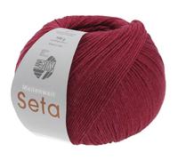 LANA GROSSA Meilenweit Seta | Sockengarn mit Seidenanteil, waschmaschinenfest | Handstrickgarn 55% Schurwolle (Merino), Polyamid, & Seide | 100g Wolle zum Stricken & Häkeln | 400m Garn FB11