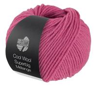 LANA GROSSA Meilenweit Superbig Melange | Extrafeine Merinowolle, waschmaschinenfest und filzfrei | Handstrickgarn aus 100% Schurwolle (extrafine) | 50g Wolle zum Stricken & Häkeln | 80m Garn FB 202