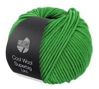 Lana Grossa Handstrickgarn Meilenweit Superbig – 100% extrafeine Merinowolle, 50 g, Grün (FB 26)