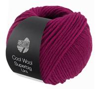 Lana Grossa Garn COOL WOOL SUPERBIG UNI – 100% Schurwolle extrafine, Farbe 005 Zyklam