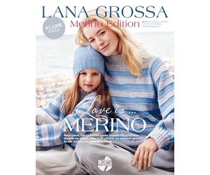 Lana Grossa Merino Edition Ausgabe 4 | Strickmagazin mit 53 Modellen aus Merinowolle | Cool Wool, Vintage Chunky & Sinchens Knitwear | Top-Down & Klassische Strickanleitungen | DIY Inspiration