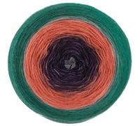 LANA GROSSA Merino Lace Aquarell | Extrafeine Merinowolle in Lace-Garnstärke im Farbverlauf bedruckt | Handstrickgarn aus 100% Schurwolle (Merino) | 100g Wolle zum Stricken & Häkeln | 800m Garn