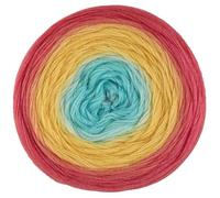 LANA GROSSA Merino Lace Aquarell | Extrafeine Merinowolle in Lace-Garnstärke im Farbverlauf bedruckt | Handstrickgarn aus 100% Schurwolle (Merino) | 100g Wolle zum Stricken & Häkeln | 800m Garn FB15