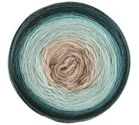 LANA GROSSA Merino Lace Aquarell | Extrafeine Merinowolle in Lace-Garnstärke im Farbverlauf bedruckt | Handstrickgarn aus 100% Schurwolle (Merino) | 100g Wolle zum Stricken & Häkeln | 800m Garn FB6
