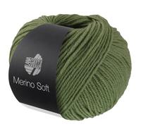 LANA GROSSA Merino Soft | Strapazierfähiges Mischgarn mit Merino-Wolle, waschmaschinenfest | Handstrickgarn aus 50% Schurwolle & 50% Acryl | 50g Wolle zum Stricken & Häkeln | 125m GarnFB 17