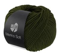 LANA GROSSA Merino Soft | Strapazierfähiges Mischgarn mit Merino-Wolle, waschmaschinenfest | Handstrickgarn aus 50% Schurwolle & 50% Acryl | 50g Wolle zum Stricken & Häkeln | 125m GarnFB 16