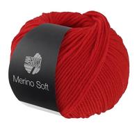 LANA GROSSA Merino Soft | Strapazierfähiges Mischgarn mit Merino-Wolle, waschmaschinenfest | Handstrickgarn aus 50% Schurwolle & 50% Acryl | 50g Wolle zum Stricken & Häkeln | 125m GarnFB 11