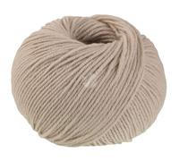 LANA GROSSA Merino Soft | Strapazierfähiges Mischgarn mit Merino-Wolle, waschmaschinenfest | Handstrickgarn aus 50% Schurwolle & 50% Acryl | 50g Wolle zum Stricken & Häkeln | 125m GarnFB 2