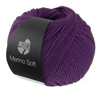 LANA GROSSA Merino Soft | Strapazierfähiges Mischgarn mit Merino-Wolle, waschmaschinenfest | Handstrickgarn aus 50% Schurwolle & 50% Acryl | 50g Wolle zum Stricken & Häkeln | 125m GarnFB 5