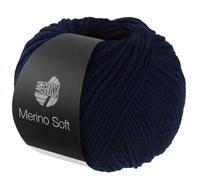 LANA GROSSA Merino Soft | Strapazierfähiges Mischgarn mit Merino-Wolle, waschmaschinenfest | Handstrickgarn aus 50% Schurwolle & 50% Acryl | 50g Wolle zum Stricken & Häkeln | 125m GarnFB 6