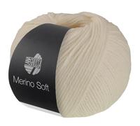 LANA GROSSA Merino Soft | Strapazierfähiges Mischgarn mit Merino-Wolle, waschmaschinenfest | Handstrickgarn aus 50% Schurwolle & 50% Acryl | 50g Wolle zum Stricken & Häkeln | 125m GarnFB 1