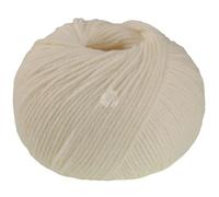 LANA GROSSA Merino Soft | Strapazierfähiges Mischgarn mit Merino-Wolle, waschmaschinenfest | Handstrickgarn aus 50% Schurwolle & 50% Acryl | 50g Wolle zum Stricken & Häkeln | 125m GarnFB 1