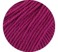 LANA GROSSA Merino Soft | Strapazierfähiges Mischgarn mit Merino-Wolle, waschmaschinenfest | Handstrickgarn aus 50% Schurwolle & 50% Acryl | 50g Wolle zum Stricken & Häkeln | 125m GarnFB 4