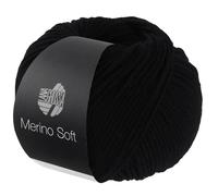 LANA GROSSA Merino Soft | Strapazierfähiges Mischgarn mit Merino-Wolle, waschmaschinenfest | Handstrickgarn aus 50% Schurwolle & 50% Acryl | 50g Wolle zum Stricken & Häkeln | 125m GarnFB 20