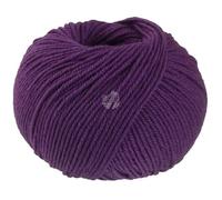 LANA GROSSA Merino Soft | Strapazierfähiges Mischgarn mit Merino-Wolle, waschmaschinenfest | Handstrickgarn aus 50% Schurwolle & 50% Acryl | 50g Wolle zum Stricken & Häkeln | 125m GarnFB 5