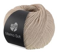 LANA GROSSA Merino Soft | Strapazierfähiges Mischgarn mit Merino-Wolle, waschmaschinenfest | Handstrickgarn aus 50% Schurwolle & 50% Acryl | 50g Wolle zum Stricken & Häkeln | 125m GarnFB 2