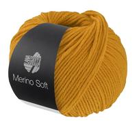 LANA GROSSA Merino Soft | Strapazierfähiges Mischgarn mit Merino-Wolle, waschmaschinenfest | Handstrickgarn aus 50% Schurwolle & 50% Acryl | 50g Wolle zum Stricken & Häkeln | 125m GarnFB 13