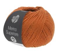 LANA GROSSA Merino Superiore | Pure, extrafeine Merinowolle waschmaschinenfest und filzfrei | Handstrickgarn aus 100% Schurwolle (Merino extrafein) | 50g Wolle zum Stricken & Häkeln | 180m Garn FB12