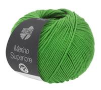 LANA GROSSA Merino Superiore | Pure, extrafeine Merinowolle waschmaschinenfest und filzfrei | Handstrickgarn aus 100% Schurwolle (Merino extrafein) | 50g Wolle zum Stricken & Häkeln | 180m Garn FB 50